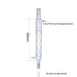 Laboy 300mm Allihn Condenser with 24/40 Joints