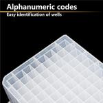 PER4MANCE 96 Deep Well Plate - Non-Sterile 2.2 mL V-Bottom Square Well, Deep Well Plate Made of Polypropylene, Pack of 5 Deep Well Plate