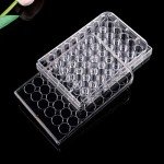 UKCOCO Plastic Premium Culture Plate 48 Well Cell Culture Plate for Lab