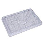 Olympus 96 Well Microplate - Tissue Culture TC Treated Plates - Sterile Lab Equipment - Individually Wrapped - Flat Bottom Wells - 100 Treated Cell Culture Plates per Unit