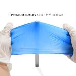 Jointown Basic Medical Synmax Vinyl Exam Gloves - Latex-Free & Powder-Free - X-Large, BMPF-3004 Blue Case of 1000