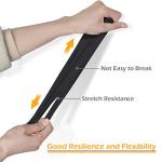 Borje Black Nitrile Disposable Gloves, 4 Mil Medical Exam Gloves, Latex & Powder-Free, Food Safe, Textured Fingertips, Cleaning, Medium, 100 Count