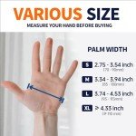 Supmedic Nitrile Exam Glove, 3.5 mil Disposable Medical Gloves Powder-Free Latex-Free, Box of 100 pcs (Blue) (Large)