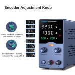 DC Power Supply Variable, Bench Power Supply with Precision Encoder Knob, USB Output Current Display, Adjustable Lab Power Supply with 4-Digits Display & Multi-Layer Circuit Protection (30V 10A)