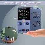 DC Power Supply Variable, Bench Power Supply with Precision Encoder Knob, USB Output Current Display, Adjustable Lab Power Supply with 4-Digits Display & Multi-Layer Circuit Protection (30V 10A)