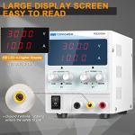 DC Power Supply Variable,0-30V 0-10A Adjustable Regulated Bench Lab Power with 4-Digit Display,for Repairing Phones,Computers,Test,Battery Charging,Electrolytic Power Supply,DIY,Sky TOPPOWER PS3010H