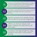 Blood Cell Counter 8 Key with Protective Case