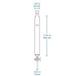 Stonylab Borosilicate Glass Chromatography Column 300mm