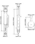 QWORK Glass Soxhlet Extraction Apparatus Set 500 ml