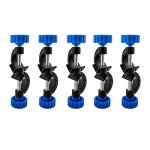 5 Pack Lab Rod Clamp Holder with Boss Head