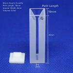Micro Quartz Cuvette Cells for Spectrophotometer (2pcs)