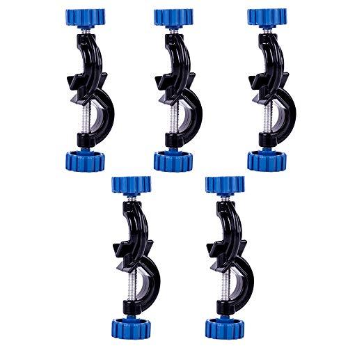5-Pack Aluminium Lab Stand Clamp Holder Set