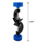 QWORK 4-Pack Right Angle Lab Stand Clamp Holders