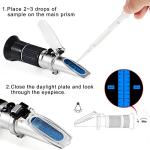 Portable Brix Refractometer for Sugar and Food