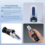 Portable 0-90% Brix Refractometer for Sweetness测量
