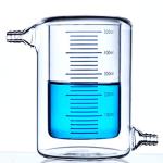 Deschem 500mL Jacketed Glass Beaker Flask