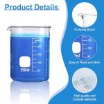 Borosilicate Glass Beaker Set - 5 Sizes
