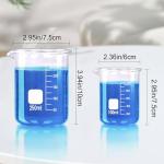Borosilicate Glass Beaker Set - 5 Sizes