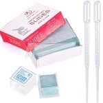 50 Microscope Slides with 100 Pre-Cleaned Cover Slips
