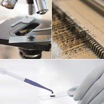 50 Microscope Slides with 100 Pre-Cleaned Cover Slips