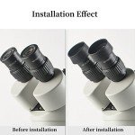 AUNMAS 2pcs Soft Rubber Eyepiece Covers for Microscopes