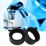 AUNMAS 2pcs Soft Rubber Eyepiece Covers for Microscopes