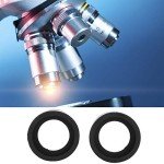 AUNMAS 2pcs Soft Rubber Eyepiece Covers for Microscopes