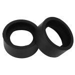 AUNMAS 2pcs Soft Rubber Eyepiece Covers for Microscopes