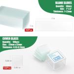 ZEEGOO Ultra-Clear Microscope Slides and Covers