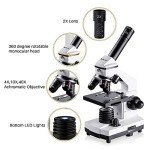 BEBANG 100X-2000X Compound Microscope Kit for All