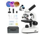 Dual LED Biological Microscope Kit with Phone Adapter