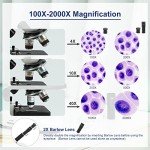 Dual LED Biological Microscope Kit with Phone Adapter