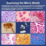 Dual LED Biological Microscope Kit with Phone Adapter