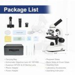 Dual LED Biological Microscope Kit with Phone Adapter