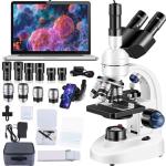 Trinocular Microscope with Digital Eyepieces and Magnification