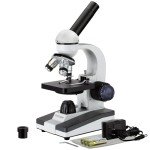 AmScope M150 Portable LED Monocular Microscope Kit
