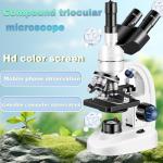 Trinocular Microscope with Digital Eyepieces and Magnification