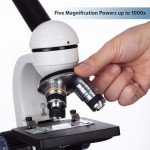AmScope M150 Portable LED Monocular Microscope Kit