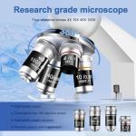Trinocular Microscope with 40X-5000X Magnification