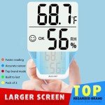Antonki Digital Thermometers and Humidity Monitors - 2 Pack