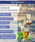 Alcohol Hydrometer Testing Kit with Test Jar