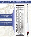 Alcohol Hydrometer Testing Kit with Test Jar