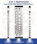 Alcohol Hydrometer Testing Kit with Test Jar