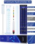 Triple Scale Hydrometer Test Kit for Home Brewing