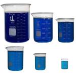 Karter Scientific Glass Beaker Set - 6 Sizes