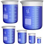 Karter Scientific Glass Beaker Set - 6 Sizes