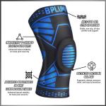 Knee Support Sleeve with Stabilizers for Pain Relief