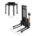 Electric Pallet Forklift Stacker with Straddle Legs