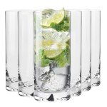 Krosno Mixology Water Juice Glasses, Set of 6