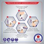 CA Glue with Activator for Crafting and Building